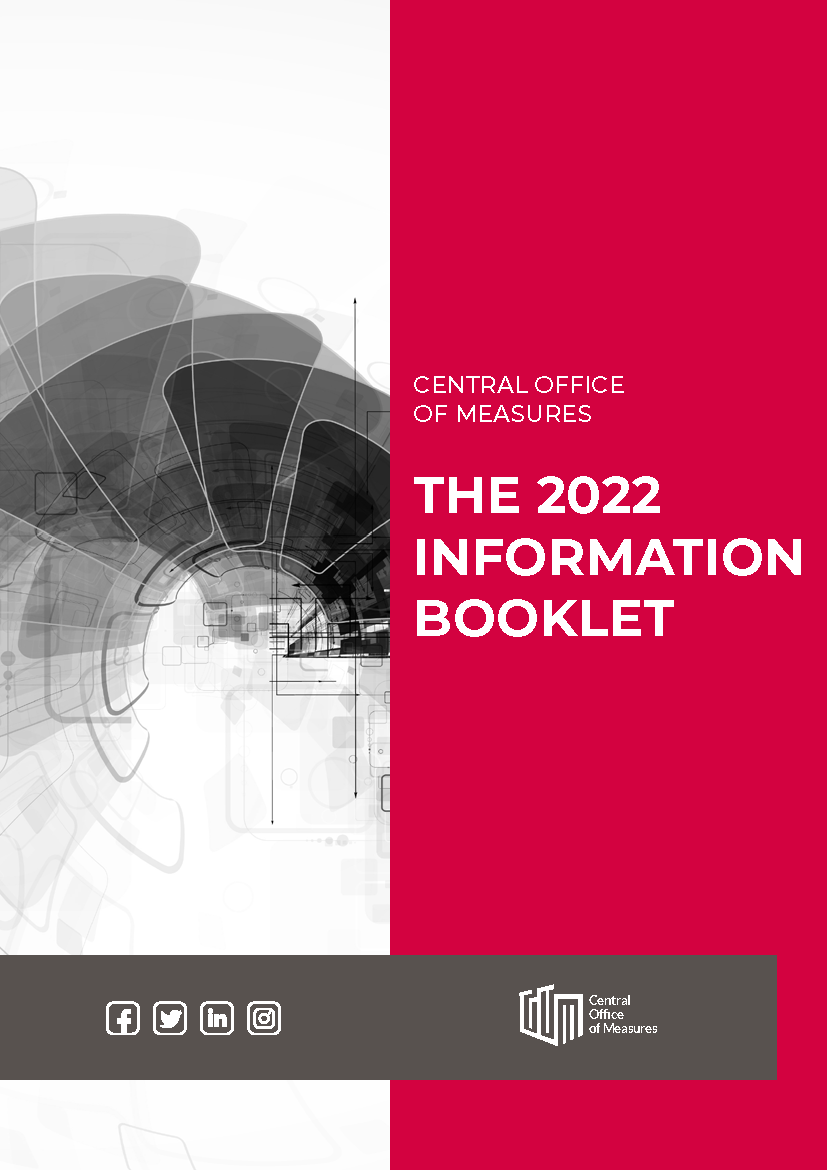 The cover of the Central Office of Measures' Information Booklet