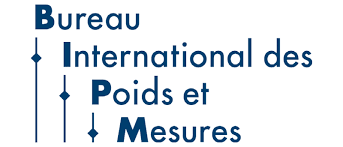 Logotyp BIPM - Międzynarodowego Biura Miar: nazwa w języku francuskim